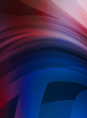 Abstract background with colorful gradient. Vibrant graphic wallpaper with stripes design. Fluid 2D illustration of modern movement.