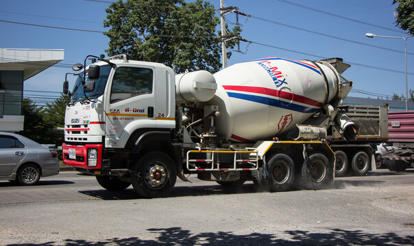 Concrete truck of PMIX Concrete product company.