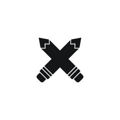 Obraz premium Icon vector graphic of pencil, good for template