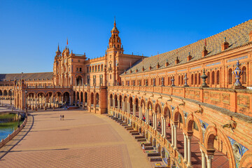 Obraz premium Spain square, Seville, Spain