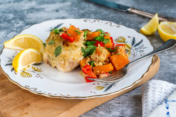 Roast Thai-style chicken