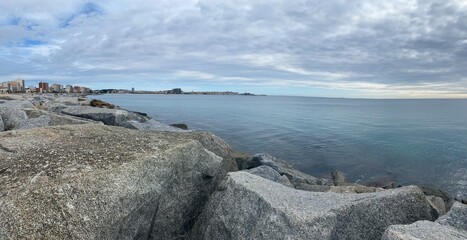 Bonita imagen del mar tranquilo