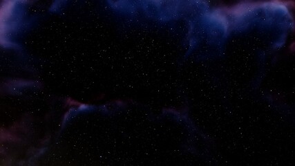 Space background with realistic nebula and shining stars. Colorful cosmos with stardust and milky way. Magic color galaxy. Infinite universe and starry night. 3d render