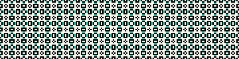 Abstract Cross Pattern Dots Logo generative computational art illustration