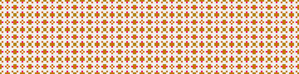 Abstract Cross Pattern Dots Logo generative computational art illustration