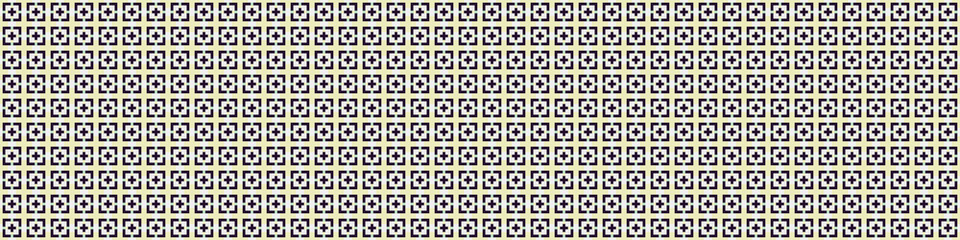 Fototapeta premium Abstract Cross Pattern Dots Logo generative computational art illustration