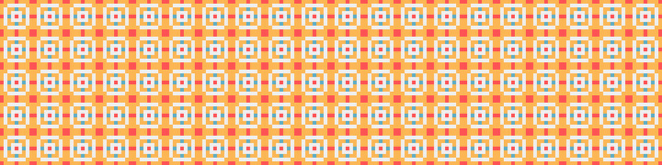 Abstract Cross Pattern Dots Logo generative computational art illustration