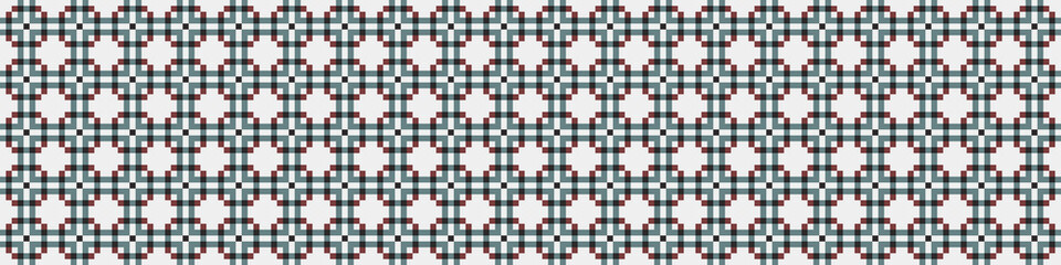 Abstract Cross Pattern Dots Logo generative computational art illustration