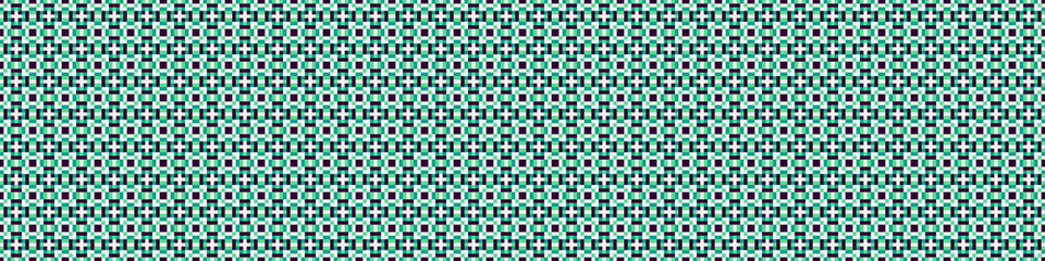 Fototapeta premium Abstract Cross Pattern Dots Logo generative computational art illustration