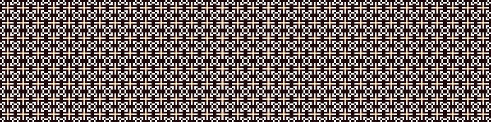 Abstract Cross Pattern Dots Logo generative computational art illustration