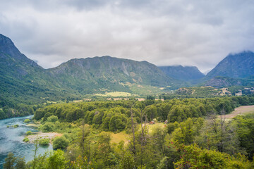 Futaleufu river at Patagonia, Chile.