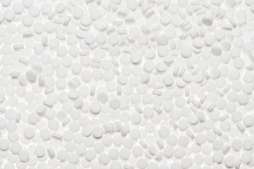 Obraz na płótnie Canvas Sugar substitute pills isolated on white background.