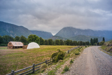 Geodesic dome - Patagonia, Chile.