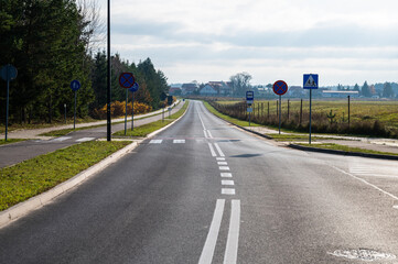 road in the city