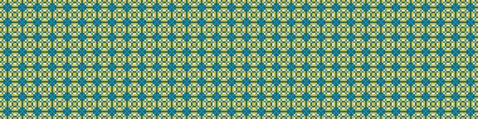 Abstract Cross Pattern Dots Logo generative computational art illustration