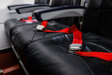 Safety belts in the aircraft
