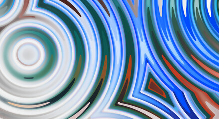 Fototapeta na wymiar Abstract background with fluid colorful gradient. 2D illustration of modern urban graphic. Graffiti design inspired wallpaper.