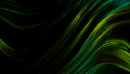 Fluid abstract background with colorful gradient. 2D illustration of modern movement.