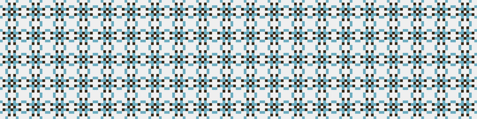 Abstract Cross Pattern Dots Logo generative computational art illustration