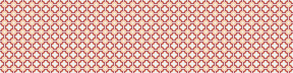 Abstract Cross Pattern Dots Logo generative computational art illustration