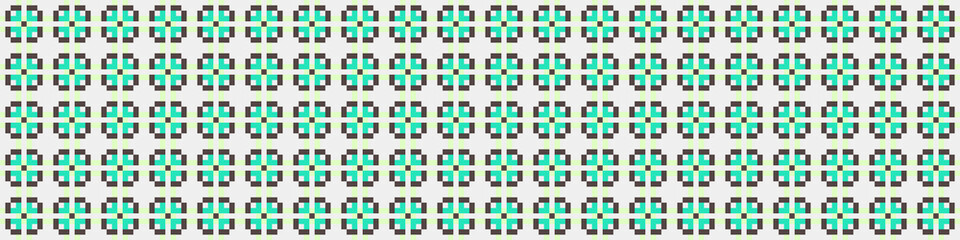 Abstract Cross Pattern Dots Logo generative computational art illustration