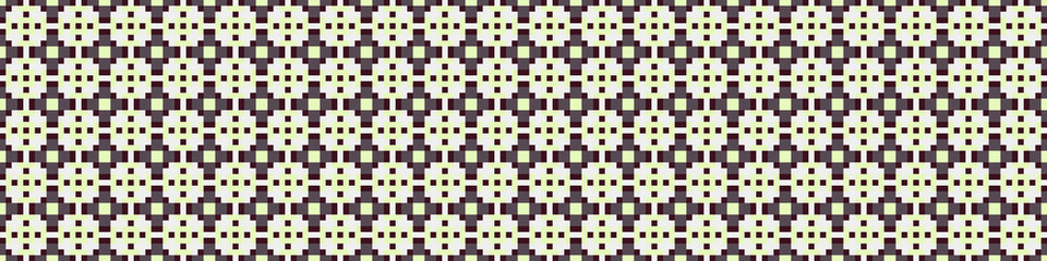 Abstract Cross Pattern Dots Logo generative computational art illustration