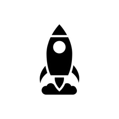 Launch Vector Style Solid Icon. Business and Finance EPS 10 File