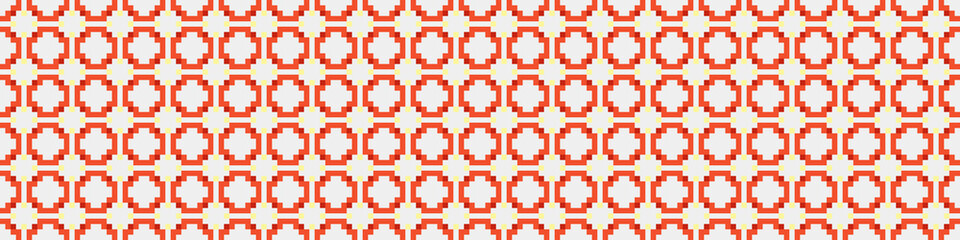 Abstract Cross Pattern Dots Logo generative computational art illustration