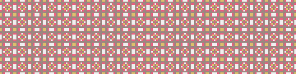 Abstract Cross Pattern Dots Logo generative computational art illustration