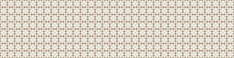 Fototapeta premium Abstract Cross Pattern Dots Logo generative computational art illustration