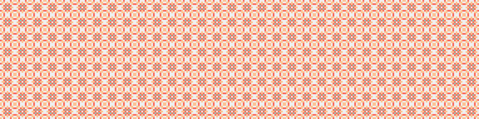 Fototapeta premium Abstract Cross Pattern Dots Logo generative computational art illustration