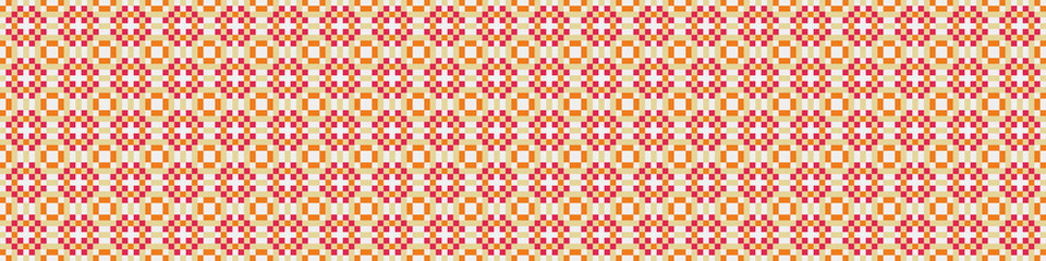 Abstract Cross Pattern Dots Logo generative computational art illustration