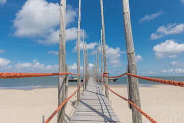 Wodden Jetty Texel-Vlieland Ferry Landing Stage