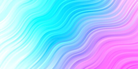 Light Pink, Blue vector texture with wry lines.