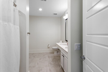 modern bathroom interior