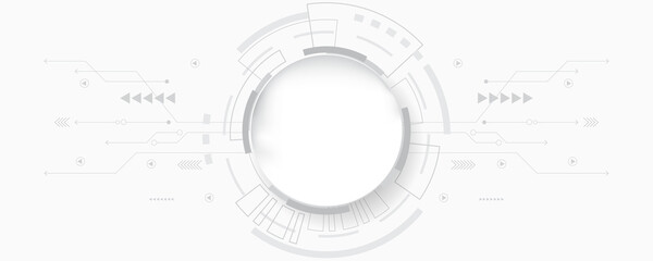 Obraz premium Abstract technology background, Illustration,Hi-tech communication concept innovation background,science and technology digital background