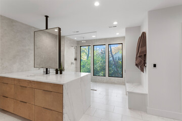 modern bathroom interior