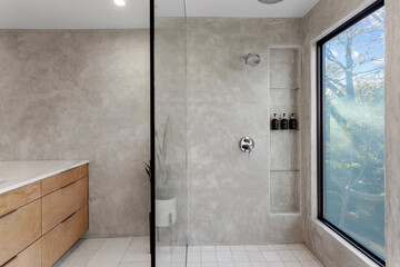 modern bathroom interior