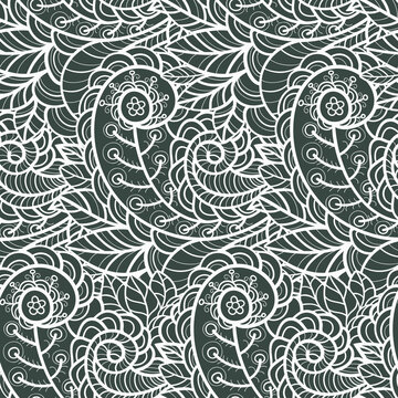 seamless pattern with Paisley print