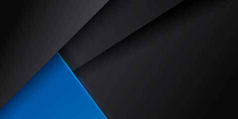 Abstract blue and black background