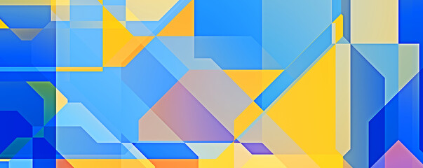 Overlapping design with triangles background. Abstract geometric wallpaper. Geometrical colorful triangular shapes.