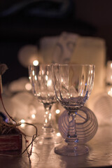 copas navidad con fondo luminico