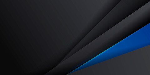 Blue black grey fiber carbon abstract backgorund with blue stripe