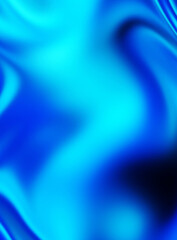 Fluid abstract background with colorful gradient. 2D illustration of modern movement.