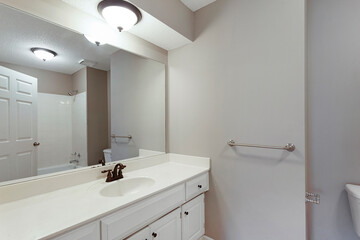 Standard american bathroom