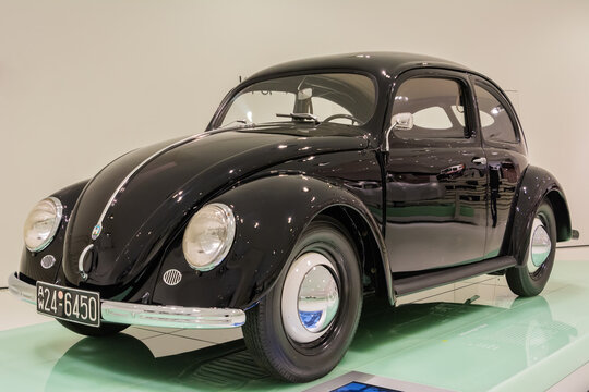 Stuttgart, Germany &sbquo;&Auml;&igrave; January 24, 2018. Kafer two-door, rear-engine economy car that was manufactured and marketed by German automaker () from 1938 until 2003.