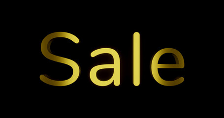 Render with golden lettering sale