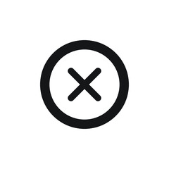 Icon vector graphic of cross, good for template