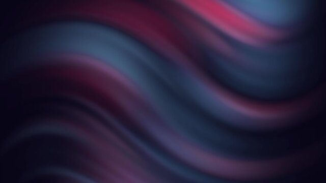 Waving blue and pink gradient background texture. Abstract looping 4k animated ripple shapes on liquid surface. Motion and backdrop design concept. Moving dynamic 3D template for promotional video