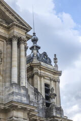 Roman Catholic parish church of Notre-Dame in Versailles. Church built at command of Louis XIV and...